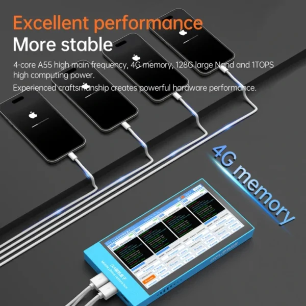 vipprogrammer_'s tweet image. #JCID #iX4 its one-click operation. Users can easily perform #battery health repairs, unbinding processes, and standard flashes. Supports repairs #iPhone 11- iPhone 15 Pro Max.

#phonerepair #phonearts #iPhone16Pro #repaircare  #battery #ecufixtool #programmer #phonefix