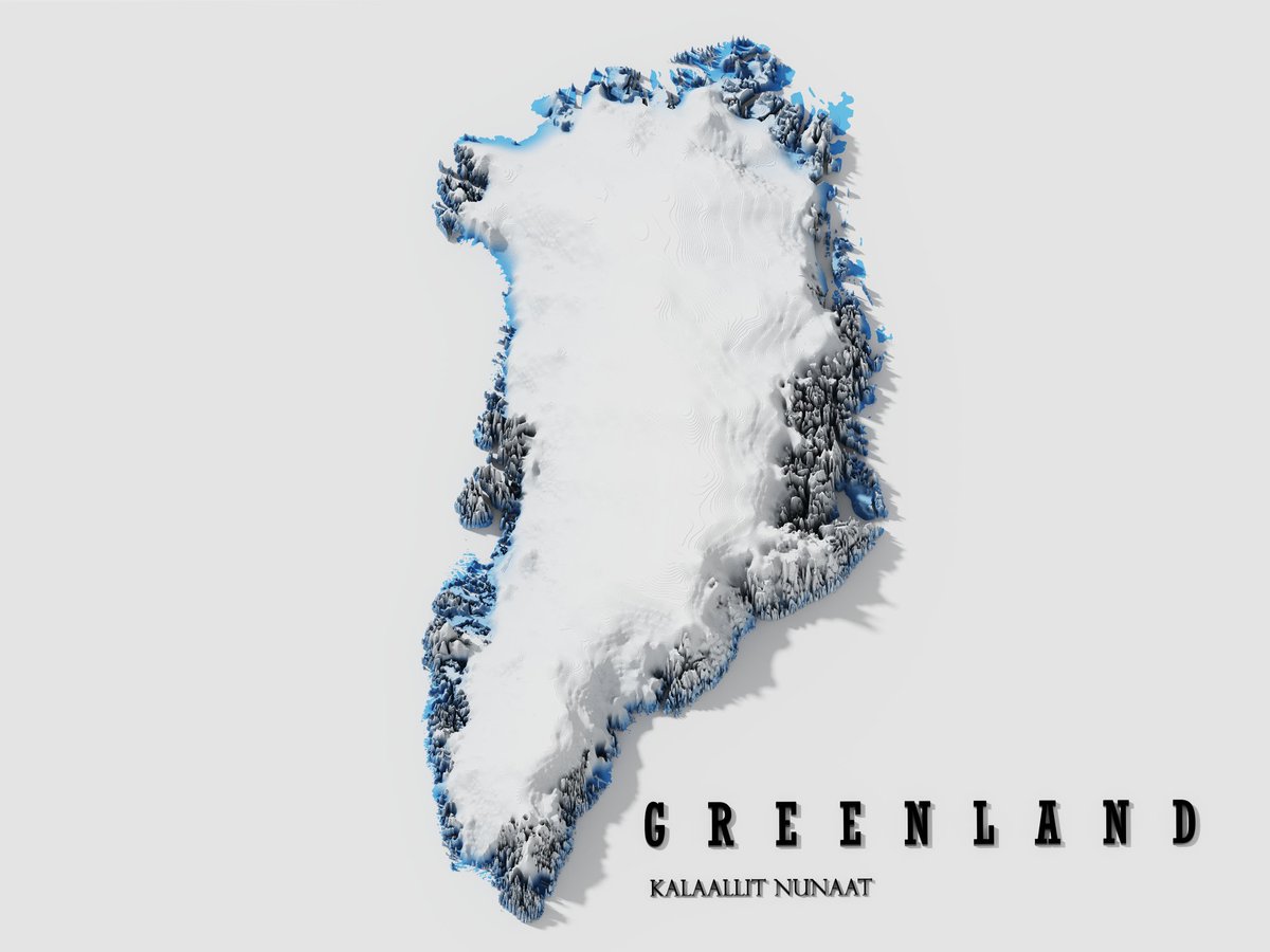 Vincent_Saplan's tweet image. "Discover Greenland like never before with a 3D topographic map! 🌍✨ Want to customize your own? Visit my freelance page here: [ fiverr.com/s/e65VBo3] 
#3DMaps #Greenland #CustomMaps #FreelanceDesign"