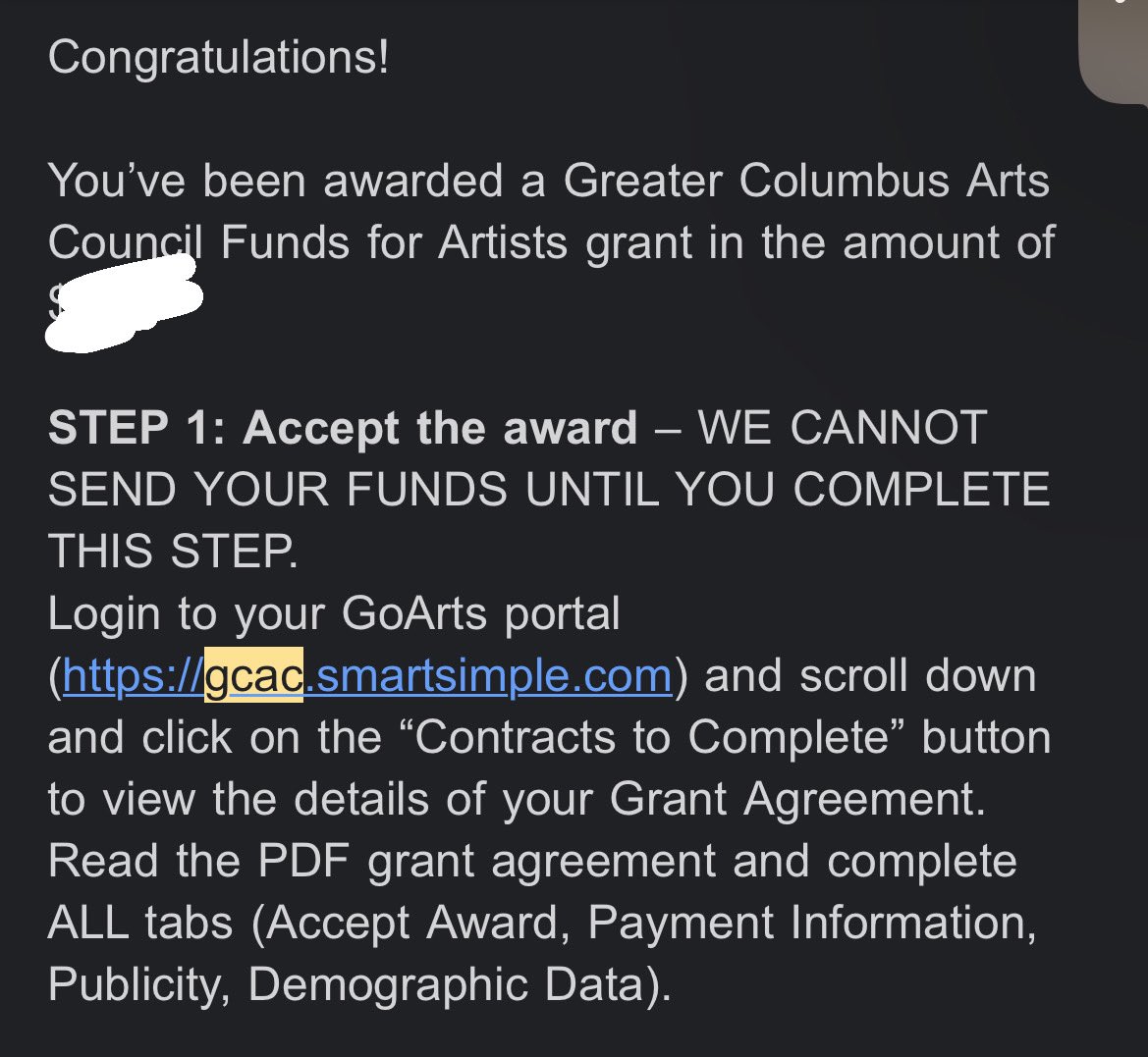 I want to thank the GCAC for awarding me the funds for Artist Grant, This helped me tremendously! <a href="/GCAC_Cbus/">GCAC</a> 
#GCACGrants #ArtmakesCBus