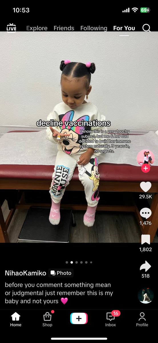 lolm4aria's tweet image. In 2025 this is insane ngl, build her immune system naturally….?? God bless their hearts