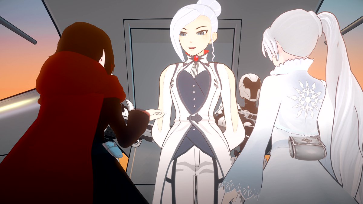 RWBYScreencaps's tweet photo. Winter: "Greetings, Ruby Rose. I wish to thank you for taking an interest in my sister." https://t.co/XCuGeJJB8k