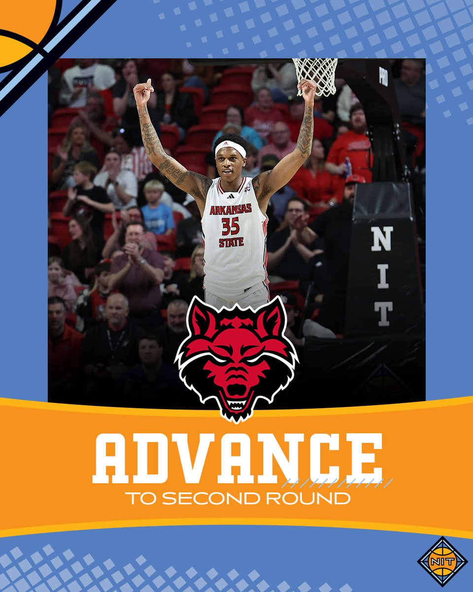 Took care of business.

<a href="/AStateMB/">Arkansas State Men’s Basketball</a> is moving on after a wire-to-wire win! #NIT2025