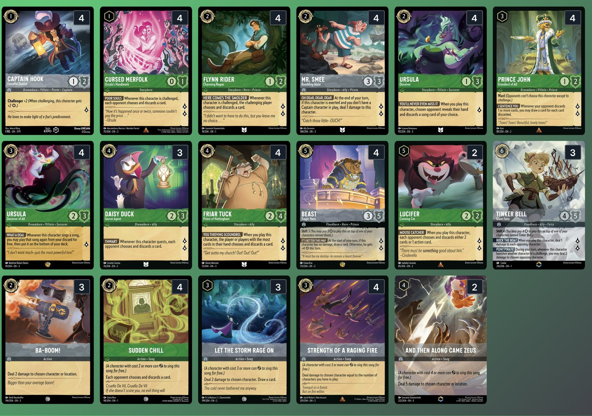 あらてぃん【5弾環境海外優勝構築】エメラルドスティール構築済みデッキ ロルカナ第5弾環境】ディズニーロルカナ・チャレンジ ラスベガス