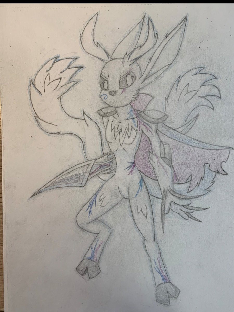 Jesse01129921's tweet photo. @Soarfloh Here is some  spirit Oc and good luck on your drawing Syloh https://t.co/5R2SrZg0uM