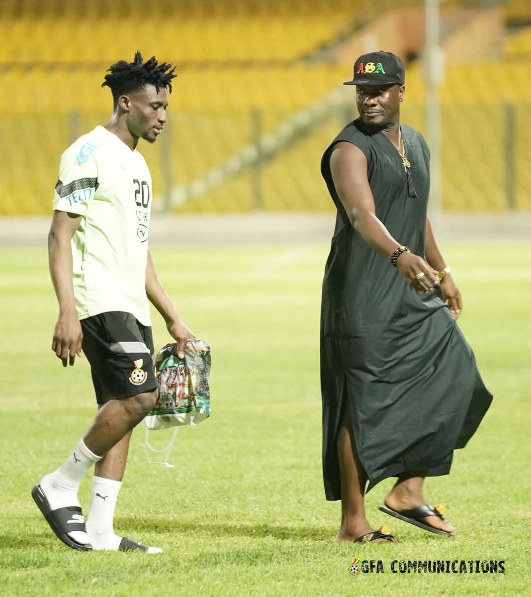 Different generations but both have  shined brightly for Ghana.

Starboy and Babyjet ❤️