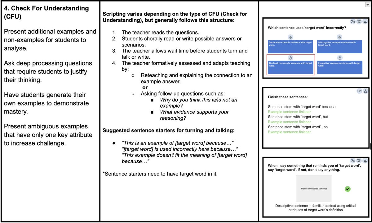 Want to teach a word? Here's one way: