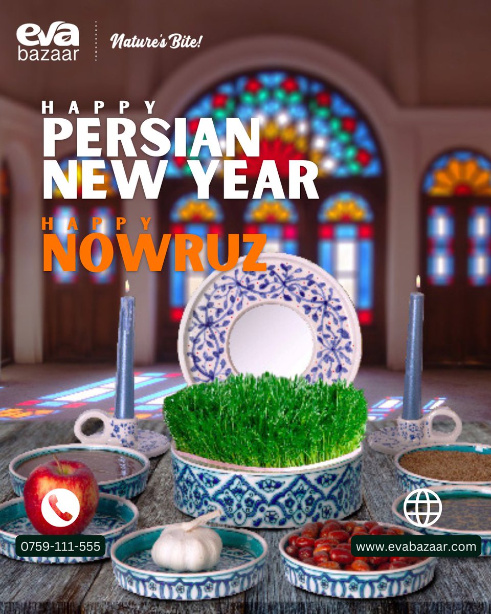 The Haft-Seen table is set, and the celebrations begin! Wishing you a beautiful Nowruz!

Here are some Nowruz-themed hashtags you can use:

#Nowruz #HappyNowruz #NowruzMubarak #Nowruz2024 #PersianNewYear #SpringEquinox #HaftSeen #NowruzCelebration #NewBeginnings #NowruzFestival