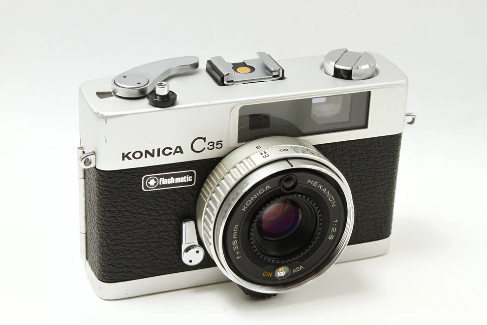 nisshincamera's tweet image. 【入荷情報】

Konica C35 Flash matic シルバー HEXANON 38/2.8
nisshin-camera.com/products/18822…

#konica
#c35
#pointandshoot
#filmcamera
#film
#フィルムカメラ
#フィルム