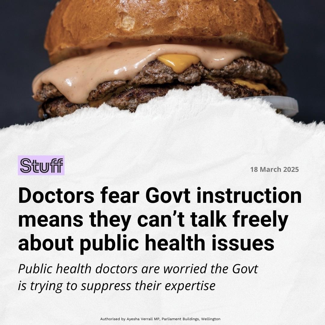 Public health doctors say Simeon Brown is meddling in the submissions they can make and it's having a "chilling effect". 

Doctors and health experts should be free to do their job without being micro-managed by Simeon Brown.