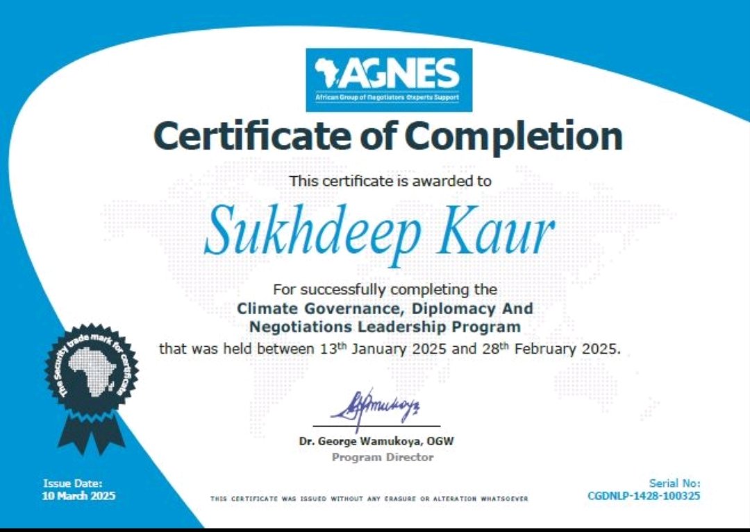 sukhdeep kaur (@sukhdee60598454) on Twitter photo Thank you, <a href="/AGNESAfrica1/">AGNES Africa</a> , letting me be a part of AGNES-COHORT XVIIII and experience an incredible journey. I would like to thank all the experts from different platforms of the UN who helped us and took us to various aspects of climate governance and diplomacy. Thank you, <a href="/AGNESAfrica1/">AGNES Africa</a> , letting me be a part of AGNES-COHORT XVIIII and experience an incredible journey. I would like to thank all the experts from different platforms of the UN who helped us and took us to various aspects of climate governance and diplomacy.
