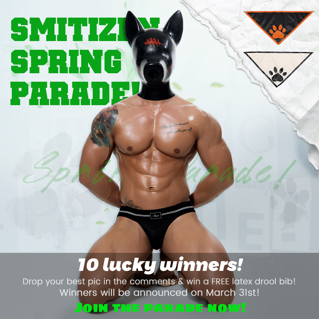 🌸 10 winners! Smitizen Spring Parade Giveaway

Guys, It's time to show off your best look! 🐾✨

Drop your best pic in the comments and join our Spring Parade! 💥

We’ll randomly select 10 lucky winners to receive a FREE gorgeous latex drool bib😉🐶💦

🔹 How to Join:
1️⃣ Post