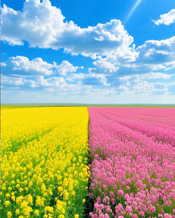 Mangeshmure's tweet photo. 浪漫的花海，治愈的世界🌻 https://t.co/wqkDAaB4VS