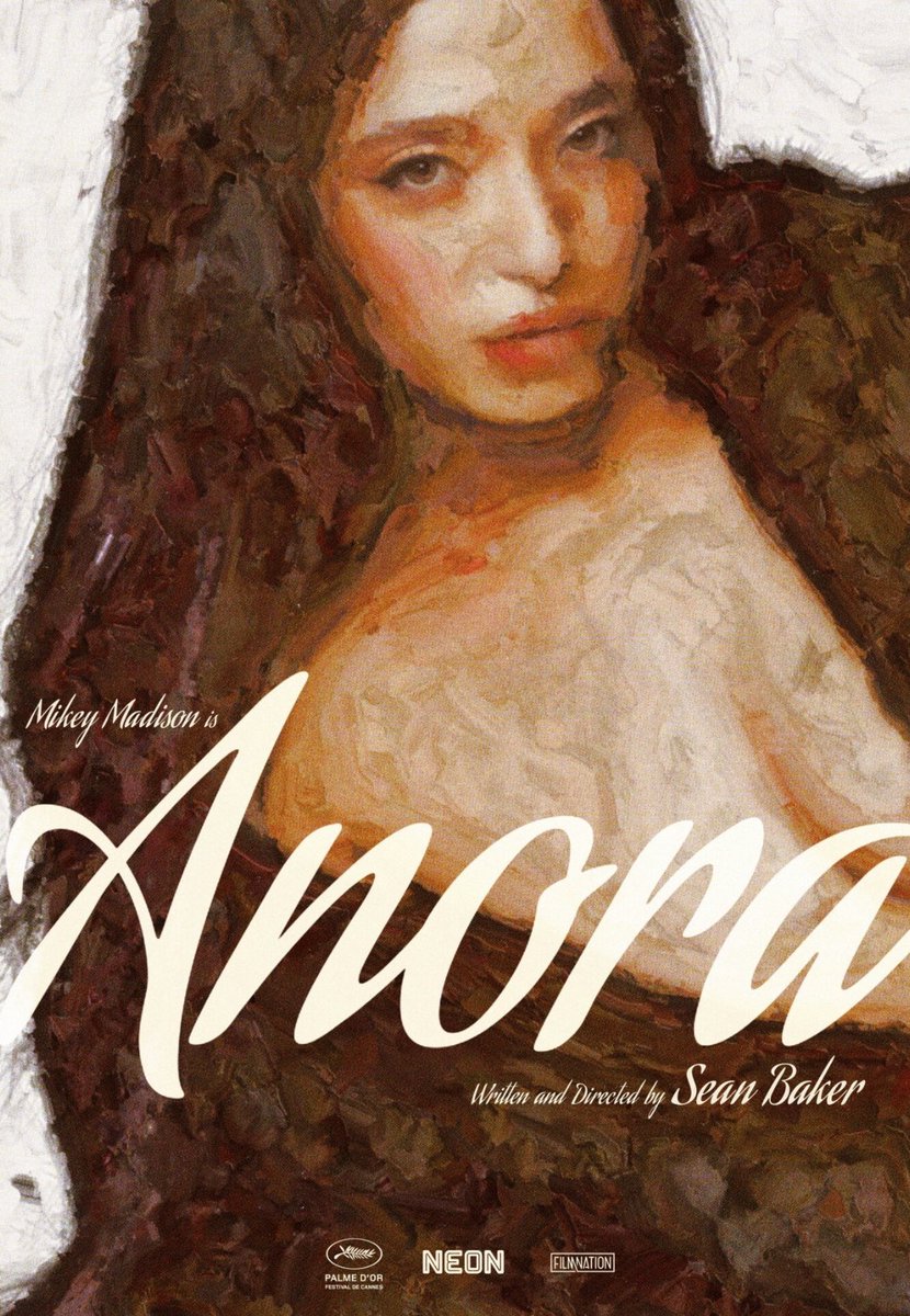 roro_filmaker's tweet photo. 『#ANORA/アノーラ(2025)』

やっと観に行けた。せ、切な…！中盤までは笑ってたけど、急転直下の展開とラストの凄まじさにやられた。このドロドロっぷりはほんとうにリアル。細かい演出の一つ一つが見事で、胃が痛くなる。万人受けはしないだろうが、春休みの学生さん達に勧めたい一作。大好きです。 https://t.co/V1UtLFUnCK