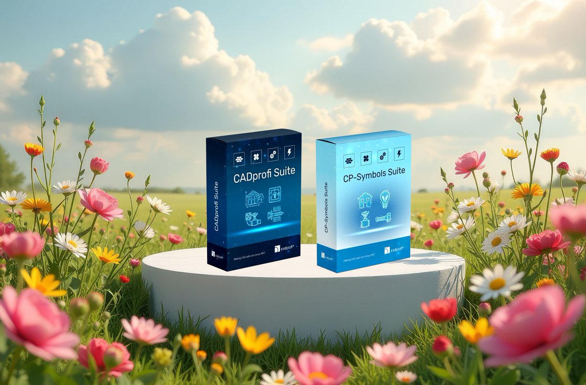 Spring is the season of renewal and fresh beginnings🌱 - also for your CAD tools! From March 19th to April 3rd, take advantage of our Spring Promotion and update or upgrade your CADprofi/CP-Symbols software with a 𝟭𝟱% 𝗱𝗶𝘀𝗰𝗼𝘂𝗻𝘁. 

👉 e-cadprofi.com/updates