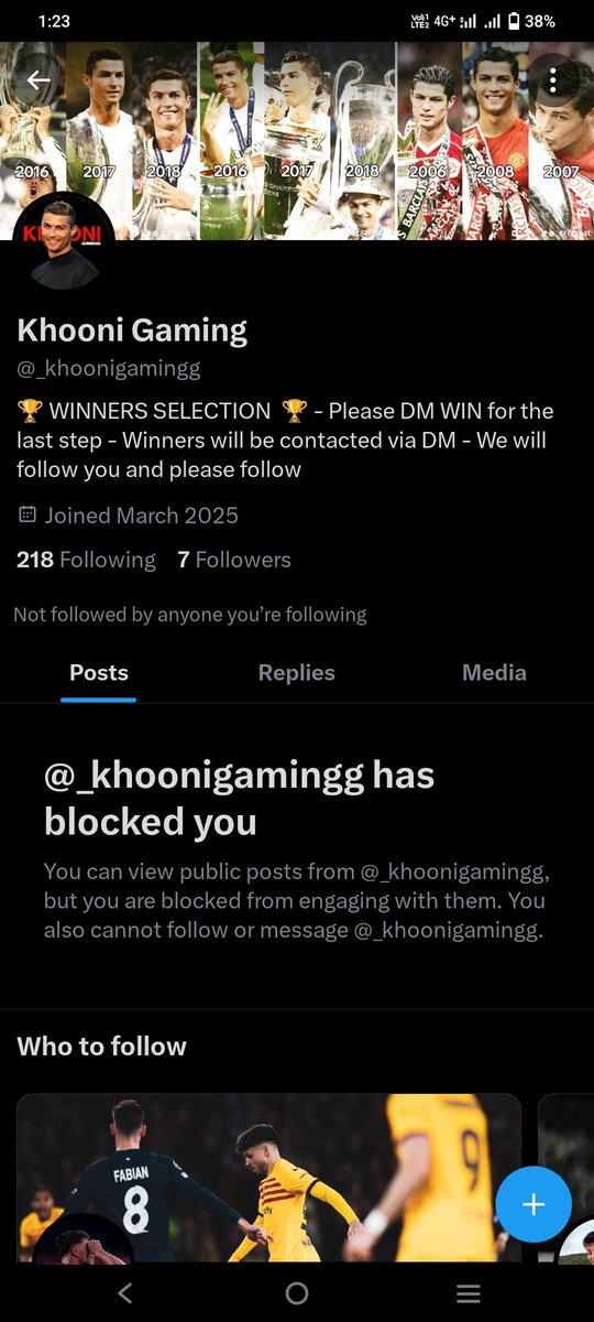 🚨 Scam Alert 
This guy is sending fake messages to people with my name 
Report this guy 👇🏻
 <a href="/_khoonigamingg/">Khooni Gaming</a>