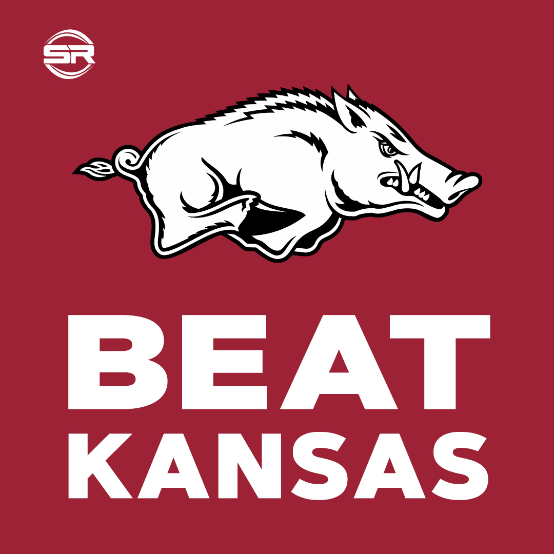 SRArkansas's tweet photo. BEAT KANSAS! https://t.co/S7qjETOCMs