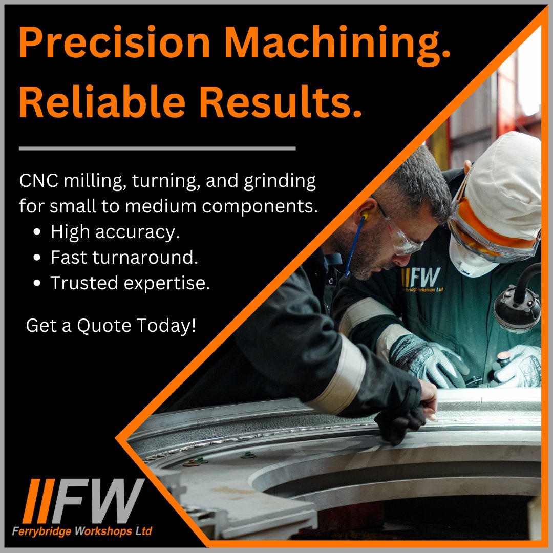 Reliable CNC Machining for Small &amp; Medium Components

High-precision CNC milling, turning, and grinding with fast turnaround and trusted expertise. Get the accuracy your project needs.

Find out more: bit.ly/4h8H65G

#CNCMachining #PrecisionEngineering #Manufacturing