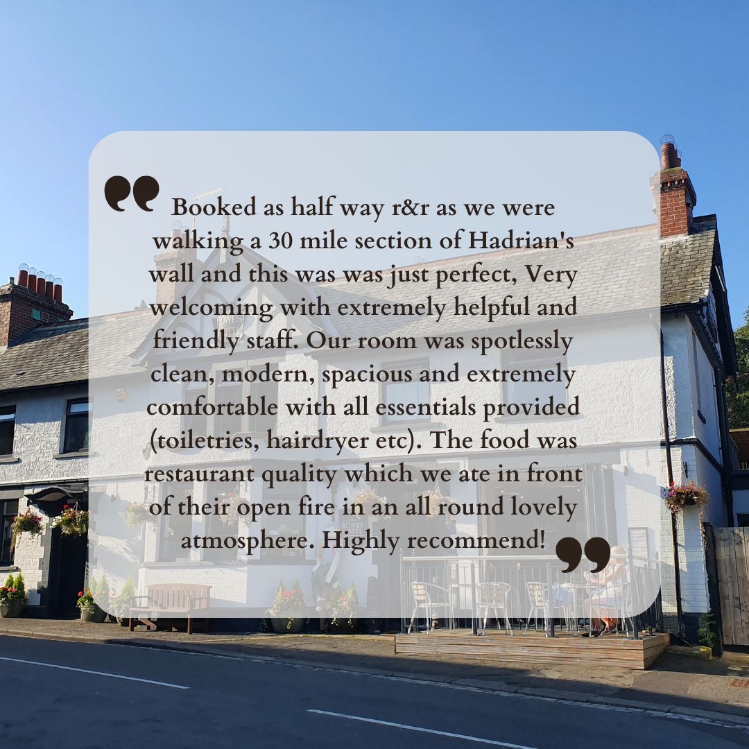 Another satisfied guest enjoying their stay at The Bowes Hotel. Thank you for sharing your experience!
Review left by Angela from GB.
#villagepubvibes #pubhotel #quaintandcosy #pubwithaview #countrypubstay #villageinnescape #pubwithrooms #dineandunwind #countrysidegetaway