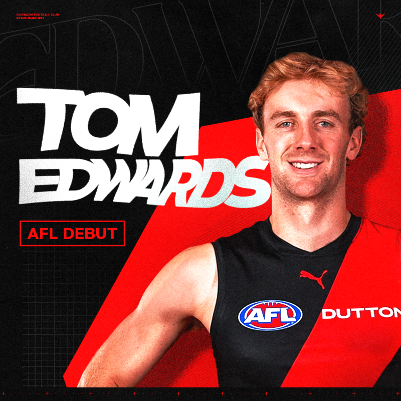 essendonfc's tweet photo. Tom Edwards, your moment has arrived.
From teaching classes in Perth to roaming the MCG this Saturday. It's been some kind of month for our newest debutant 🤩
Go well, Tom.
