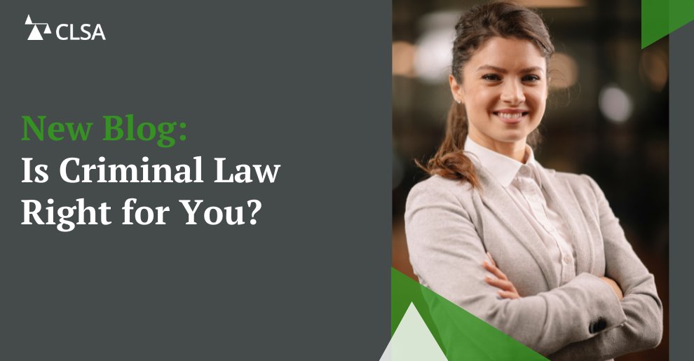 New Blog: Is Criminal Law Right for You?

Thinking about which area of law you want to qualify into? Take a read of our latest blog to determine if criminal law is an area you would thrive in…

#LegalCareer #LawStudent #CriminalLaw
clsa.co.uk/is-criminal-la…