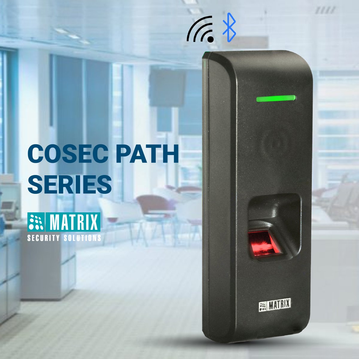 The #COSEC PATH series acts as the central component of the system, utilizing biometric door controllers to provide access only to authorized individuals. It also logs their entry and exit times, enhancing security and monitoring capabilities.