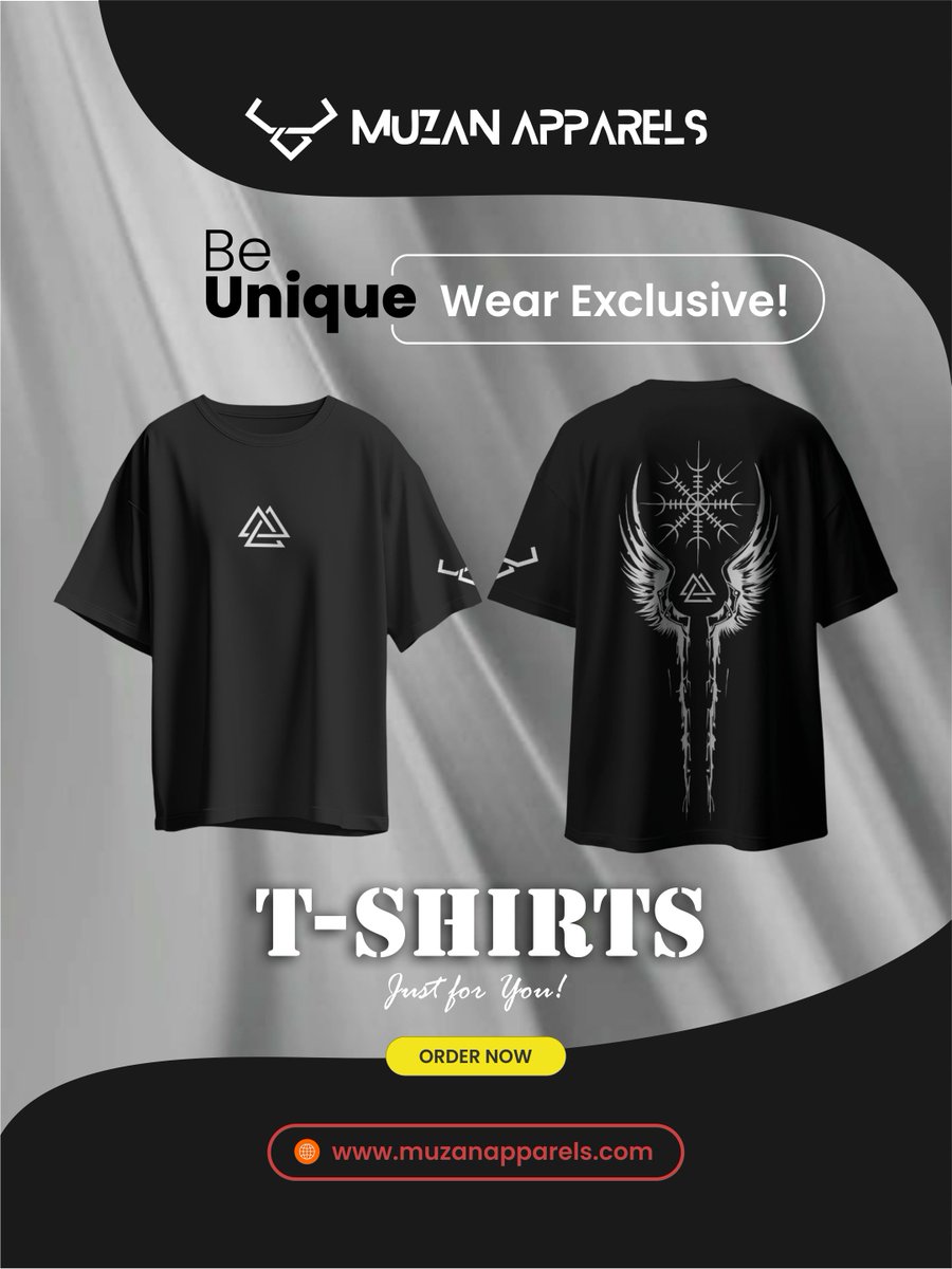 ApparelsMu12813's tweet photo. 👕 Be Unique, Wear Exclusive! 🔥✨
Stand out with Muzan Apparels – T-Shirts Just for You! 💯💙
🛍️ ORDER NOW 👉 https://t.co/YJOsqtkOce

#MuzanApparels #BeUnique #WearExclusive #TrendyTshirts #FashionStatement #StreetStyle https://t.co/z7TCcTigTC