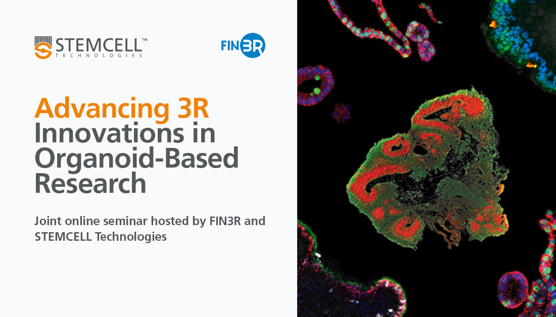 FIN3R (@fin3rc) on Twitter photo Mark your calendars! On April 24th, FIN3R and <a href="/STEMCELLTech/">STEMCELL Technologies</a> will host an online seminar "Advancing 3R: Innovations in Organoid-Based Research".
Registration and more information about the event will follow soon. See you there!
#fin3r #stemcelltechnologies #3Rs #replacement Mark your calendars! On April 24th, FIN3R and <a href="/STEMCELLTech/">STEMCELL Technologies</a> will host an online seminar "Advancing 3R: Innovations in Organoid-Based Research".
Registration and more information about the event will follow soon. See you there!
#fin3r #stemcelltechnologies #3Rs #replacement