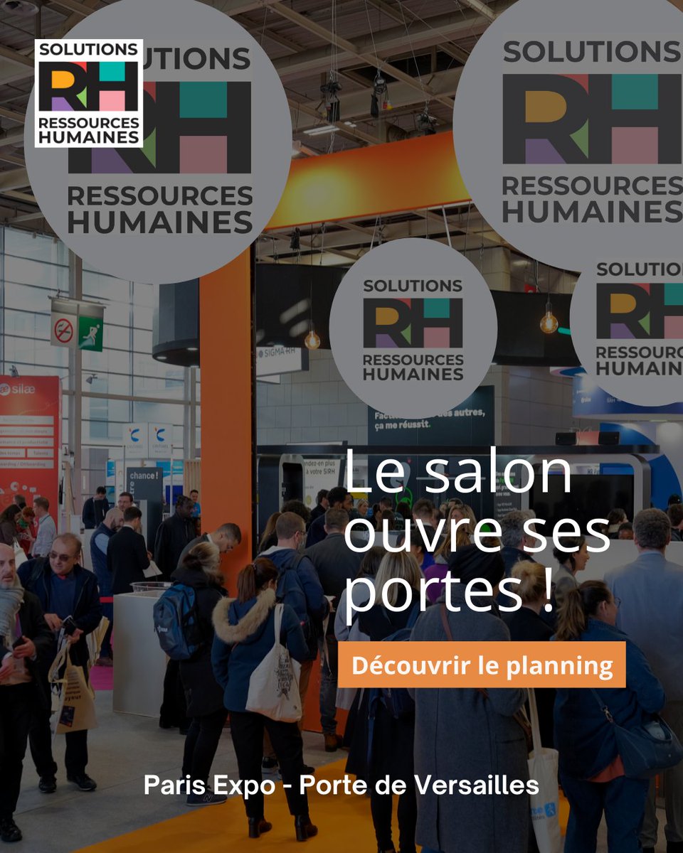 Jour J : Top départ pour 2 jours d’innovations en RH &amp; digitalisation !🚀

📅 19-20 mars 📍 Paris Expo – Porte de Versailles

Conférence inaugurale : "IA et RH : Démystifier et agir"  5 DRH partagent leur vision
Programme 👉 urlr.me/WX2h4K