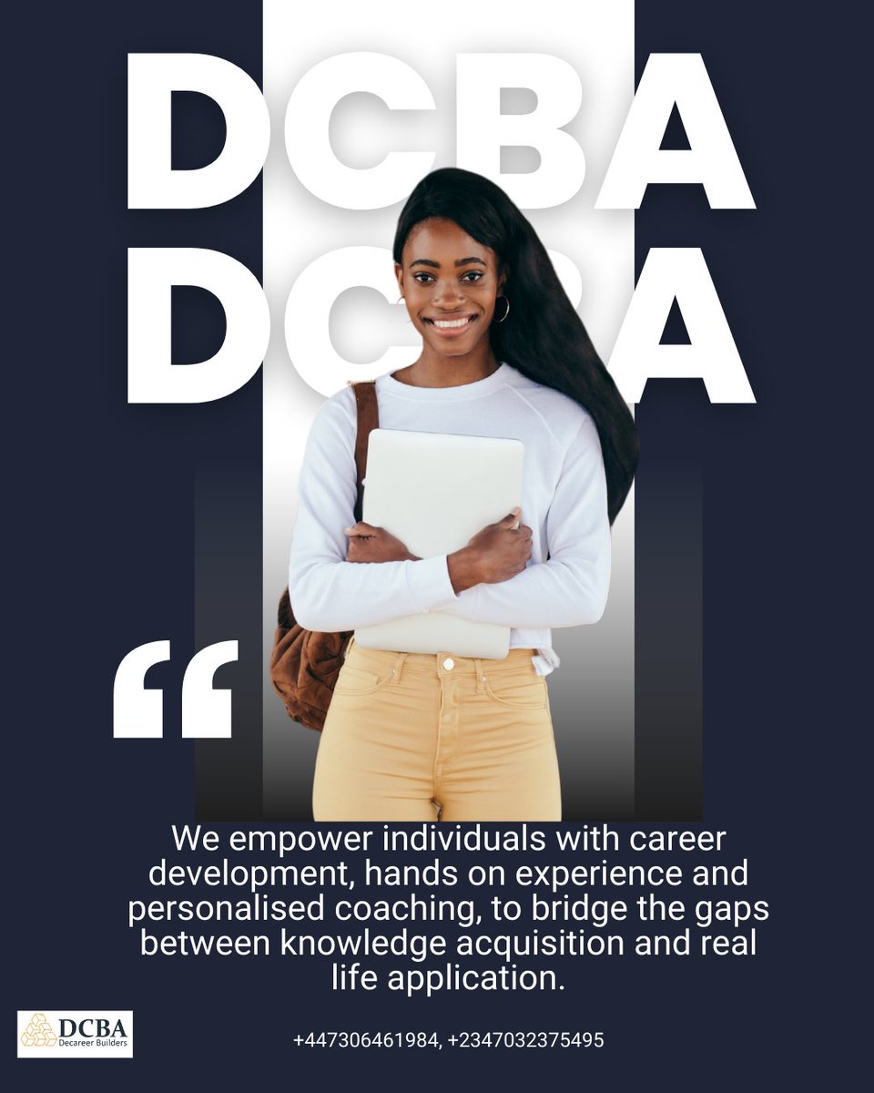 DecareerAcademy's tweet photo. At DCBA, We Offer

✅ Hands-on projects to build your experience 

��� Free tools &amp; resources

✅ Expert instructors

✅Self-paced learning approach 

Let's get you started Today! We are just a DM away. 

Send us a DM  to get started.

#techskills #EdTech #dcba https://t.co/XpbyHPIWKj