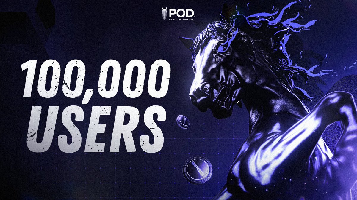 Off to the races... 🏇

just joined <a href="/partofdream_POD/">POD | Part Of Dream</a>'s dreamer quests — complete quests, daily claims, spins to earn $POD. 

use my link to sign up &amp; grab 300 bonus points (ref link only 👀)

dreamerquests.partofdream.io/login?referral… 

<a href="/partofdream_POD/">POD | Part Of Dream</a>