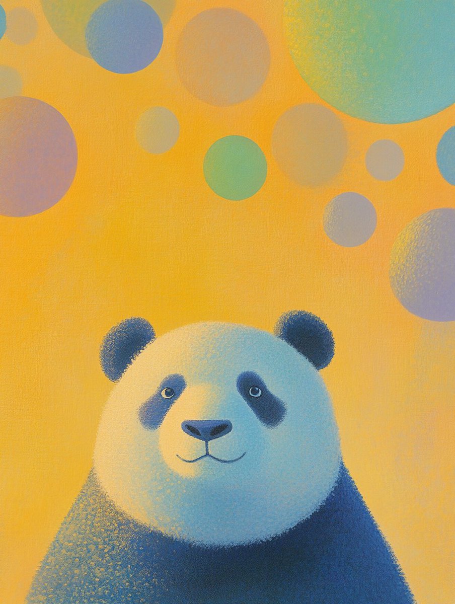 Turquoise Dreams 🌈

Step into a world where turquoise pandas roam candy lands. A whimsical vision brought to life in soft pastels. 🍬🐼

Prompt 👇  
illustration of a turquoise panda, standing upright, in a candy-themed amusement park, whimsical style, close-up, soft lighting,