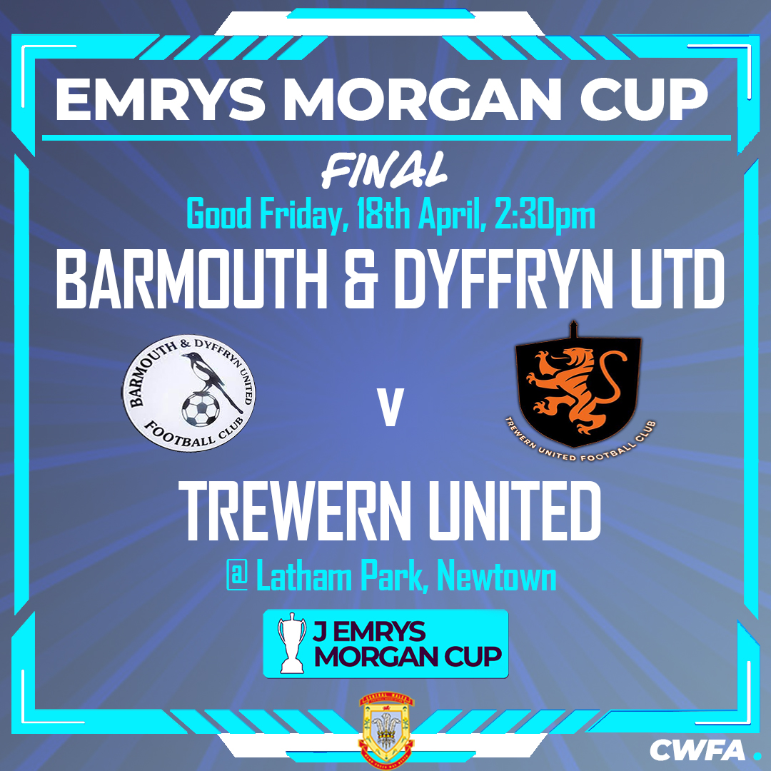 Central Wales FA (@centralwalesfa) on Twitter photo Save the date! The 2025 J Emrys Morgan Cup final between <a href="/BDFCmagpies/">BDFC</a> and <a href="/TrewernFC/">Trewern United F.C.</a> will be played on Easter's Good Friday, 18th April at Latham Park - home of <a href="/NewtownAFC/">Newtown AFC</a>, should be a cracker #CWFA Save the date! The 2025 J Emrys Morgan Cup final between <a href="/BDFCmagpies/">BDFC</a> and <a href="/TrewernFC/">Trewern United F.C.</a> will be played on Easter's Good Friday, 18th April at Latham Park - home of <a href="/NewtownAFC/">Newtown AFC</a>, should be a cracker #CWFA