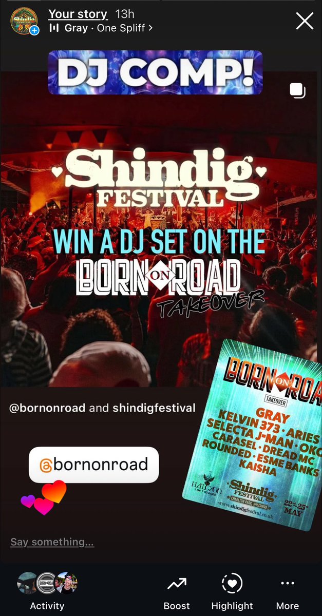 Shindig Festival (@shindigfestival) on Twitter photo Meanwhile over on Instagram it’s all kicking off with a <a href="/BORNONROAD/">BORN ON ROAD</a> DJ comp… instagram.com/p/DHWZdIiy_7L/… Meanwhile over on Instagram it’s all kicking off with a <a href="/BORNONROAD/">BORN ON ROAD</a> DJ comp… instagram.com/p/DHWZdIiy_7L/…
