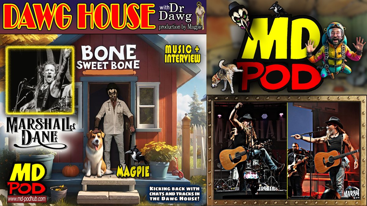 MD POD (@mdpod_hub) on Twitter photo 🌟Exciting news! "DAWG HOUSE with Dr. DAWG" ft. "MARSHALL DANE" coming soon to MD POD🎧Exclusive interviews with emerging talents. At md-podhub.com👉Shoutout to <a href="/MarshallDane/">Marshall Dane</a> <a href="/catman98821/">Jim "Catman" Catalano</a> <a href="/WEAK13/">WEAK13</a> <a href="/undurskin/">Undurskin</a> <a href="/jam_tako3/">JAM-TAKO</a> <a href="/dorner_martina/">Martina Dörner</a> <a href="/ChuckyTrading/">Chucky Trading Co</a> <a href="/magpie_sally/">Magpie Sally</a> 🌟Exciting news! "DAWG HOUSE with Dr. DAWG" ft. "MARSHALL DANE" coming soon to MD POD🎧Exclusive interviews with emerging talents. At md-podhub.com👉Shoutout to <a href="/MarshallDane/">Marshall Dane</a> <a href="/catman98821/">Jim "Catman" Catalano</a> <a href="/WEAK13/">WEAK13</a> <a href="/undurskin/">Undurskin</a> <a href="/jam_tako3/">JAM-TAKO</a> <a href="/dorner_martina/">Martina Dörner</a> <a href="/ChuckyTrading/">Chucky Trading Co</a> <a href="/magpie_sally/">Magpie Sally</a>