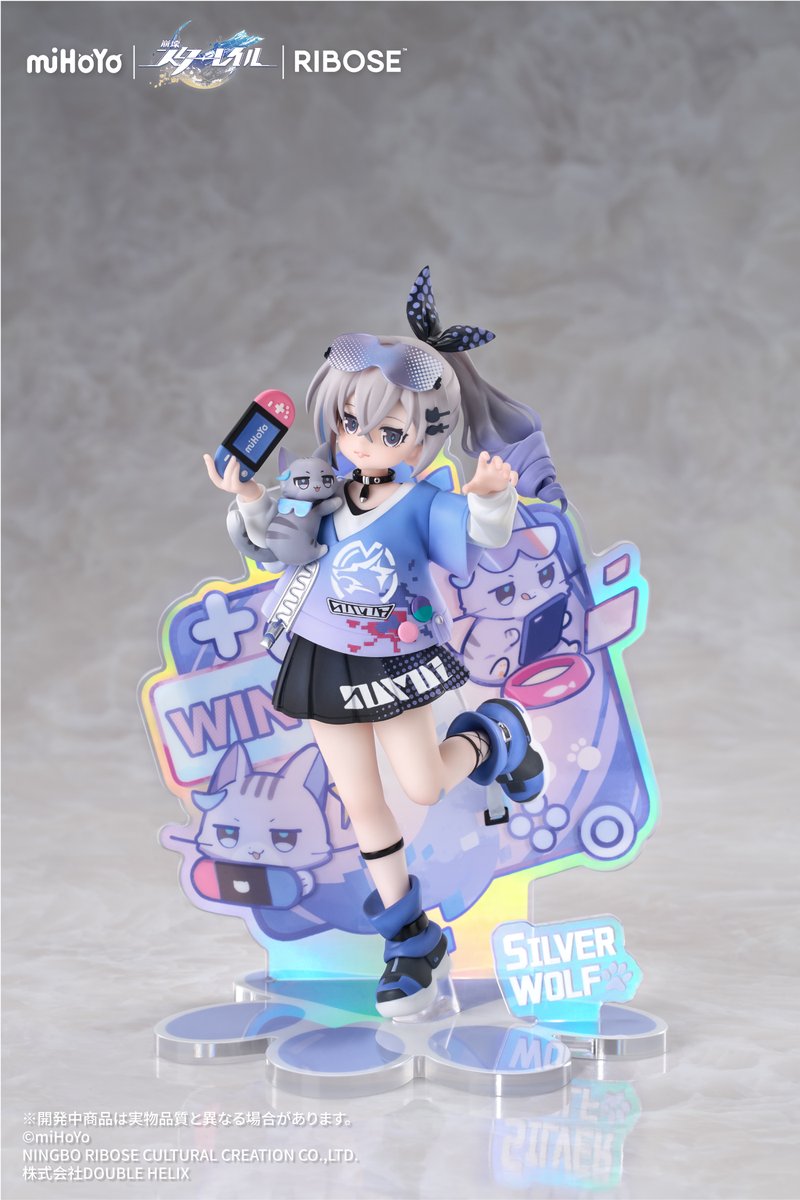 RIBOSE_JP's tweet image. 「新商品案内①」
「崩壊:スターレイル」×RIBOSE
小さくなってもかわいい!
ゲーマーとして今シーズンの狙いは満点の999ポイント!
幻想から生まれたこのかわいい姿をぜひ手のひらの中に!
3月25日から予約受付開始!
#スターレイル #ちびねこ銀狼
@houkaistarrail