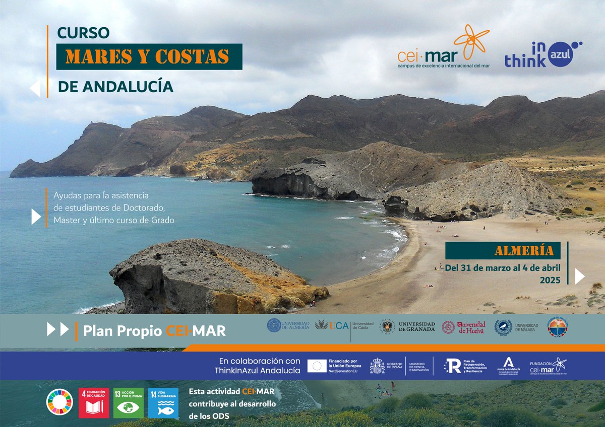 La convocatoria de la 𝗜𝗩 𝗘𝗱𝗶𝗰𝗶𝗼́𝗻 𝗱𝗲𝗹 𝗖𝘂𝗿𝘀𝗼“𝗠𝗮𝗿𝗲𝘀 𝘆 𝗖𝗼𝘀𝘁𝗮𝘀 𝗱𝗲 𝗔𝗻𝗱𝗮𝗹𝘂𝗰𝗶́𝗮” ya está abierta ❗​📢​
Puedes acceder a nuestra web para consultar las bases, su programación y acceder al formulario de inscripción 

​➡️​campusdelmar.com/convocatoria/c…