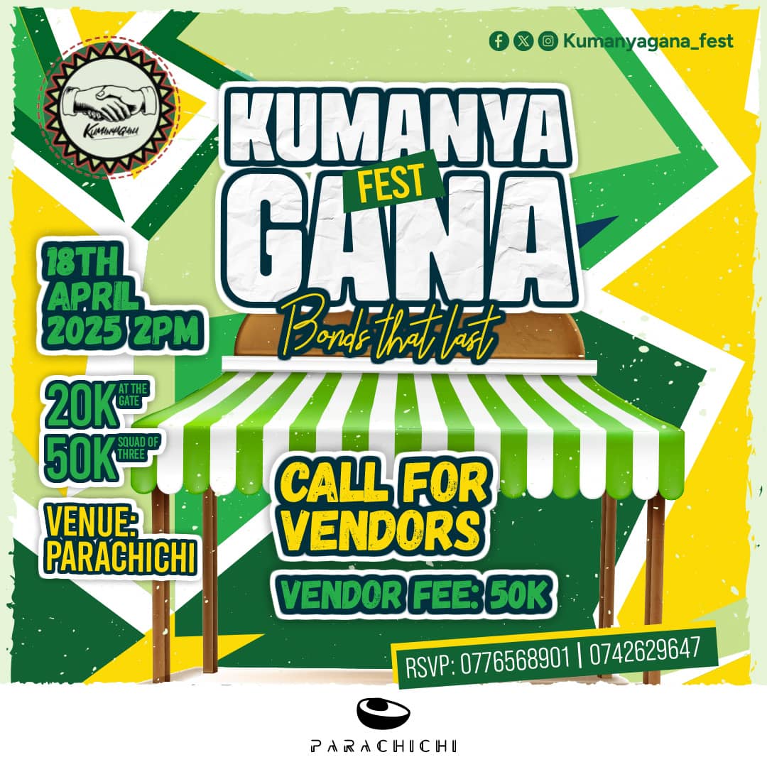 Kumanyagana256's tweet photo. We profile your business on our artwork, give mentions to your business during the event, a table,water bottle &amp; power access

A call to the vendors out there 
#Bondsthatlast https://t.co/MWj2R3Po5u
