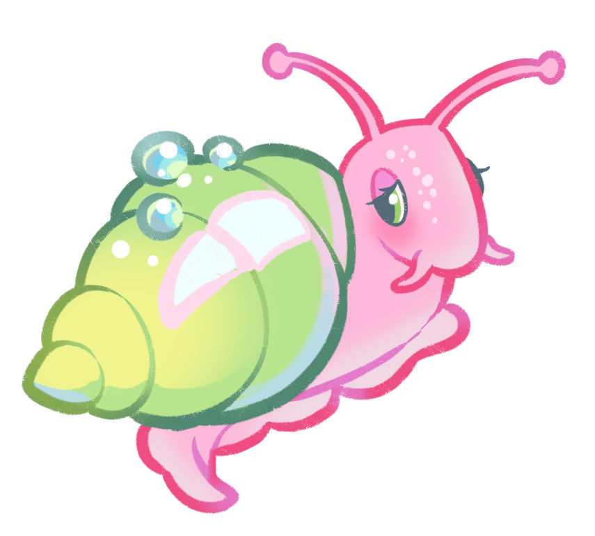 asimot2000's tweet photo. rainbelle has a pet snail named dewy, and pillow puff has a pet puppy named mimi (like snzzz mimimi) https://t.co/eee2OZeLqu