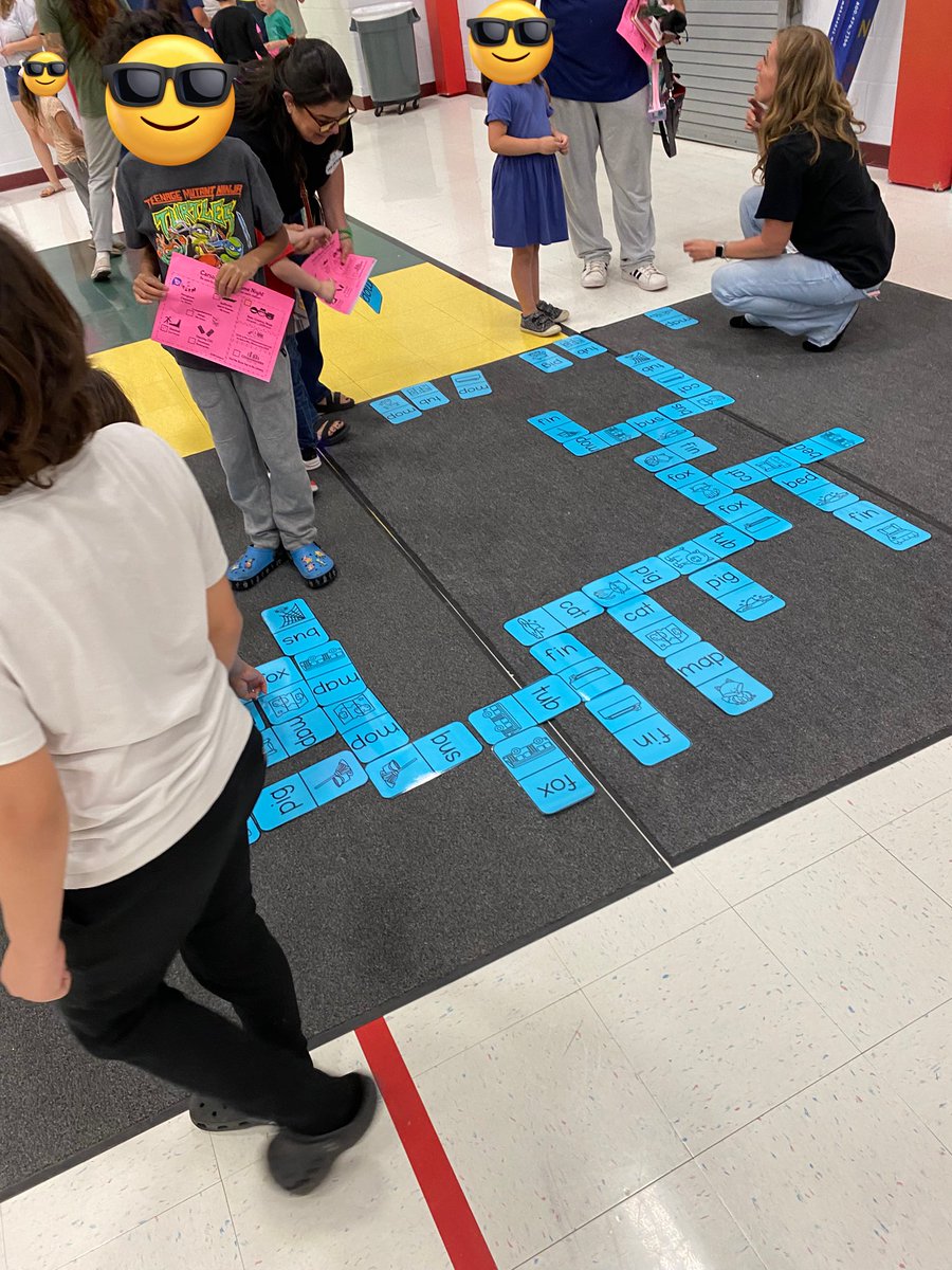 Literacy Night📚: “Family Game Night” Edition! Dazzling CVC Dominoes were a hit! <a href="/NISDCarson/">Carson Elementary</a> <a href="/NISD/">Northside ISD</a> #TeamKinder