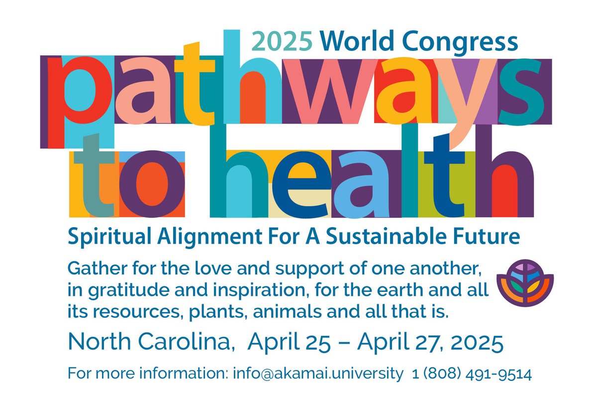 Bulbrookmaryjo's tweet photo. Pathways to Health - April 25 - 27, 2025 World Congress - https://t.co/NFONw5tbVn https://t.co/GIzsoOteYJ