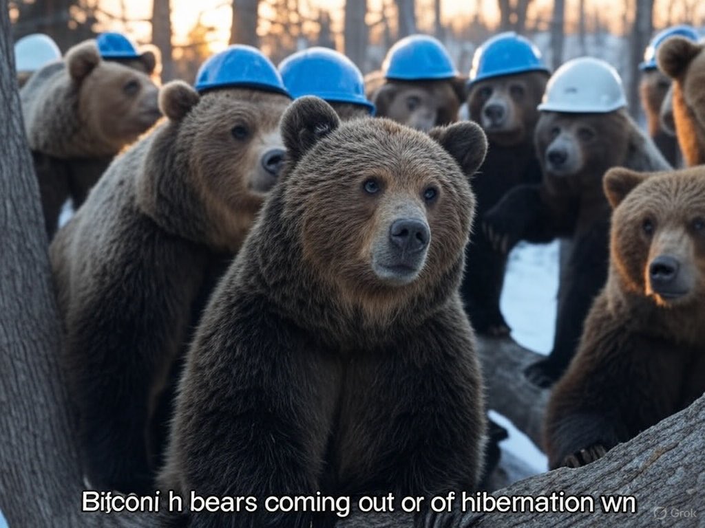 NNagaruk's tweet photo. Bitcoin bears coming out of hibernation with their hard hats on. $mstr https://t.co/sgYRATmm84
