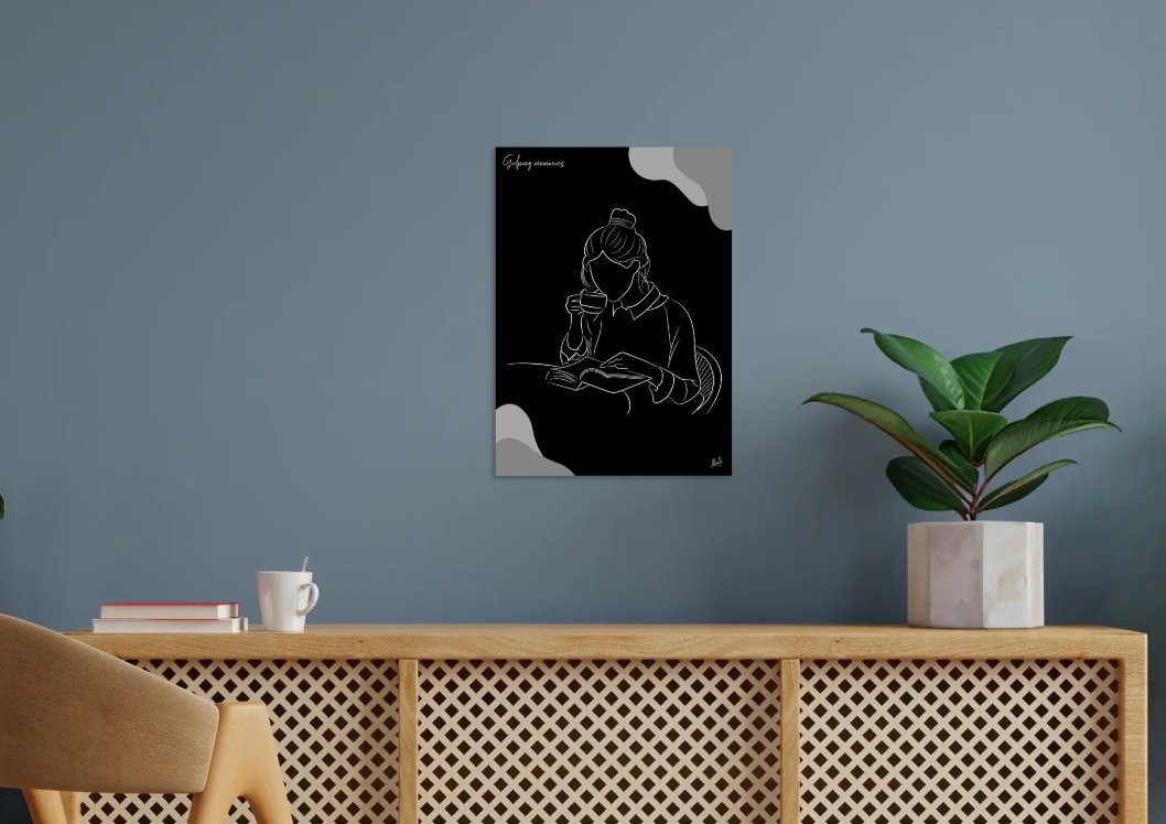 Battling Whispers - a collection of striking line artworks, now available as premium metal prints on <a href="/Displate/">Displate</a>.

Own a piece that speaks to the silent struggles. 🖤

🛒 Explore &amp; shop: displate.com/displate/71901… #DigitalArt #MetalPrints #Displate
