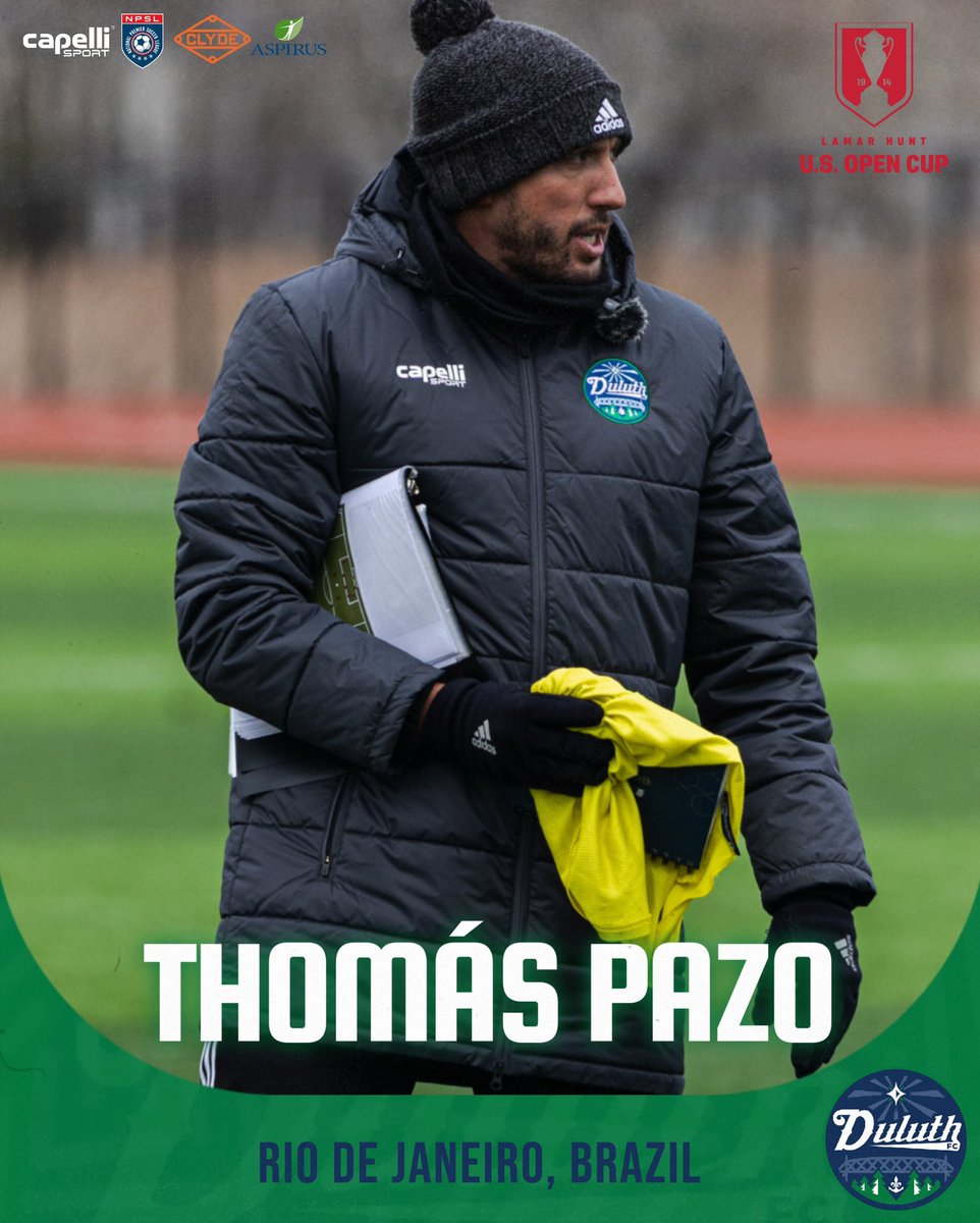 Duluth FC (@duluthfc) on Twitter photo Presenting our 2025 Lamar Hunt U.S Open Cup Head Coach <a href="/thomaspazo/">Thomás Pazo</a> 🔥 <a href="/opencup/">U.S. Open Cup</a>
#GoBlueGreens #DuluthFC #USOC2025 #usopencup Presenting our 2025 Lamar Hunt U.S Open Cup Head Coach <a href="/thomaspazo/">Thomás Pazo</a> 🔥 <a href="/opencup/">U.S. Open Cup</a>
#GoBlueGreens #DuluthFC #USOC2025 #usopencup