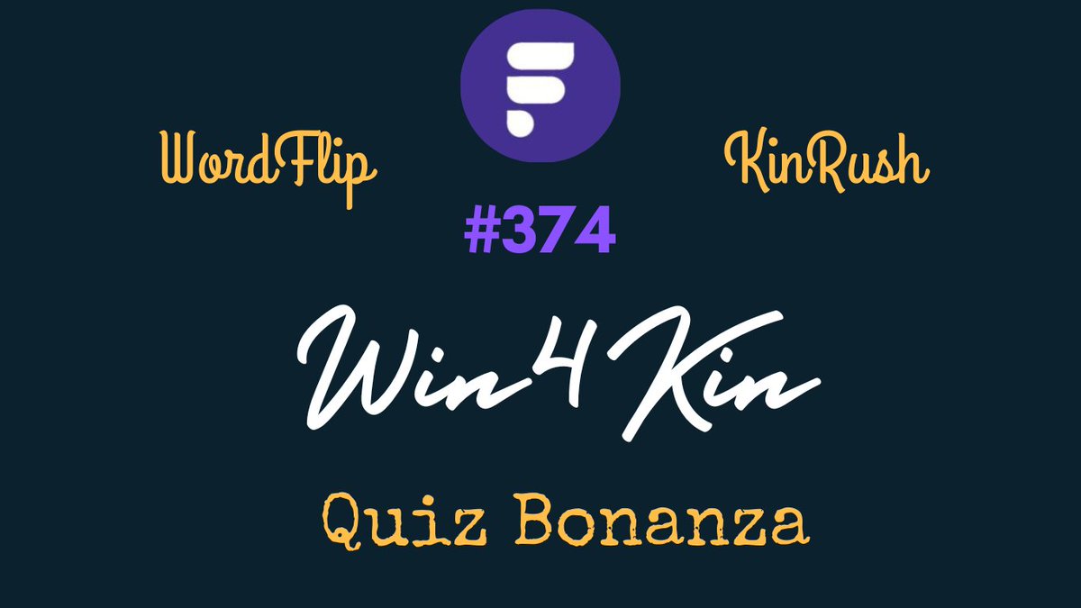 Banzi_Sr's tweet photo. 🧭 Participate in the Daily Quiz and #Win4Kin
🤼 Challenge venue: @flipchat_app room #374
🎖 Reward: 12 $Kin daily (split equally to 3 winners) FCFS
🎉 Plus 100 $Kin weekly for all
How to Participate:
1. Take the quiz
2. Choose the most correct answer.
3. No multiple guesses https://t.co/9VCNJe5kba