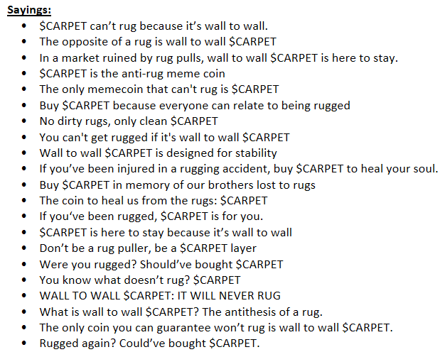 Wall To Wall Carpet tweet media