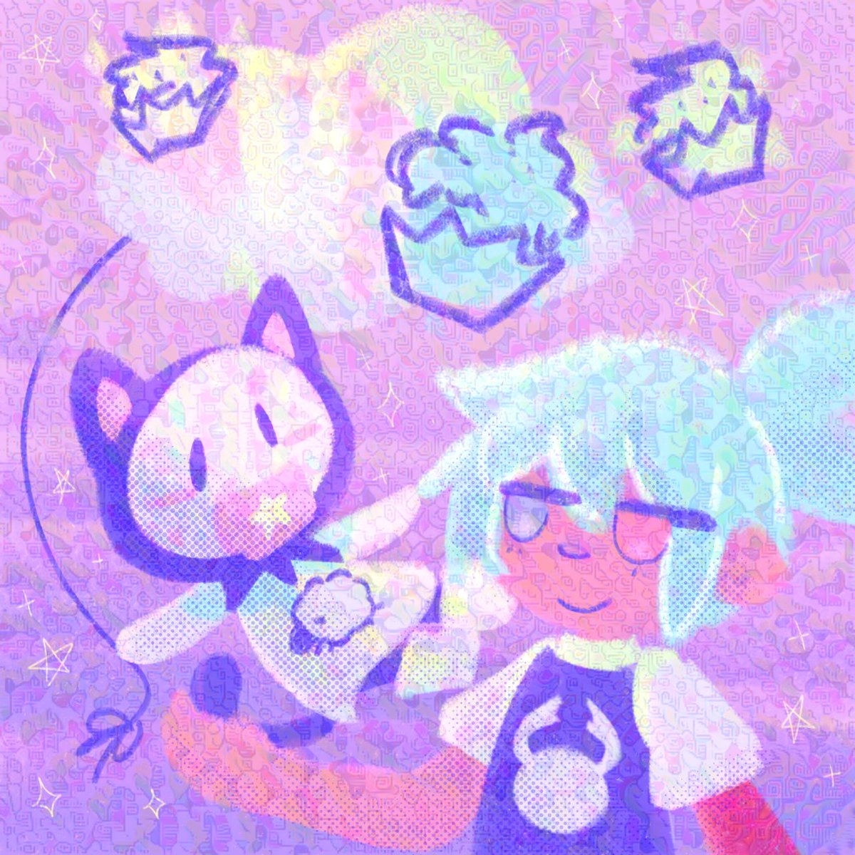 Happy birthday Meena! 🐑🌙☁🎉
#puyopuyo #puyopuyopuzzlepop

(please see my tumblr blog for a higher quality image!)