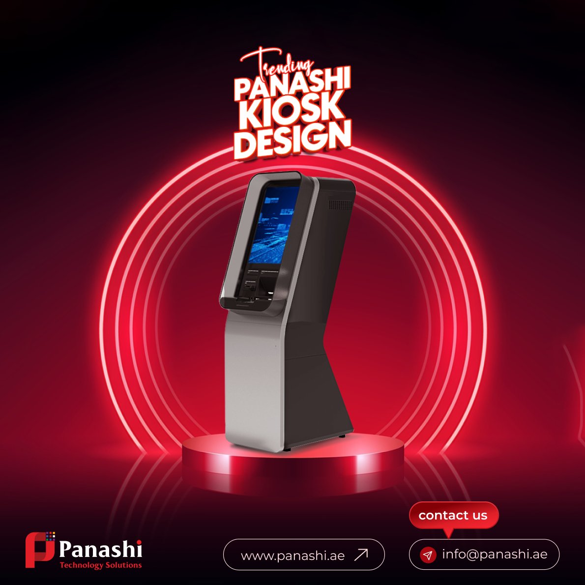panashikiosk's tweet image. Transforming Self-Service with Panashi’s Cutting-Edge Kiosk Design! 🚀

For more details : panashi.ae/kiosk-solution…

#Panashi #KioskTechnology #SelfServiceSolutions #Innovation #BusinessAutomation #SmartKiosks #PanashiKiosk #KioskDesign #TrendingDesign #InnovativeKiosks