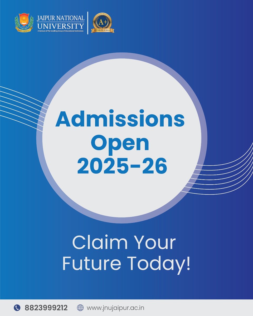 JAIPURJNU's tweet image. Explore diverse specializations &amp;amp; claim your future today! 
#BTechAdmissions #FutureReady