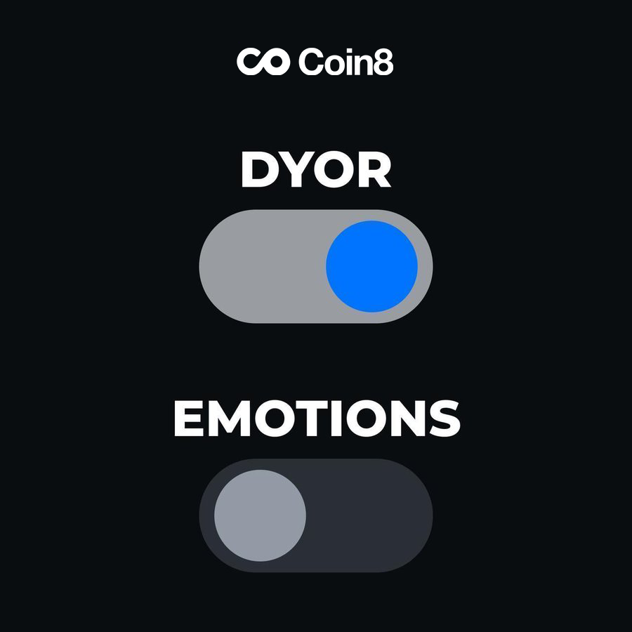 No emotions, please DYOR 🫵