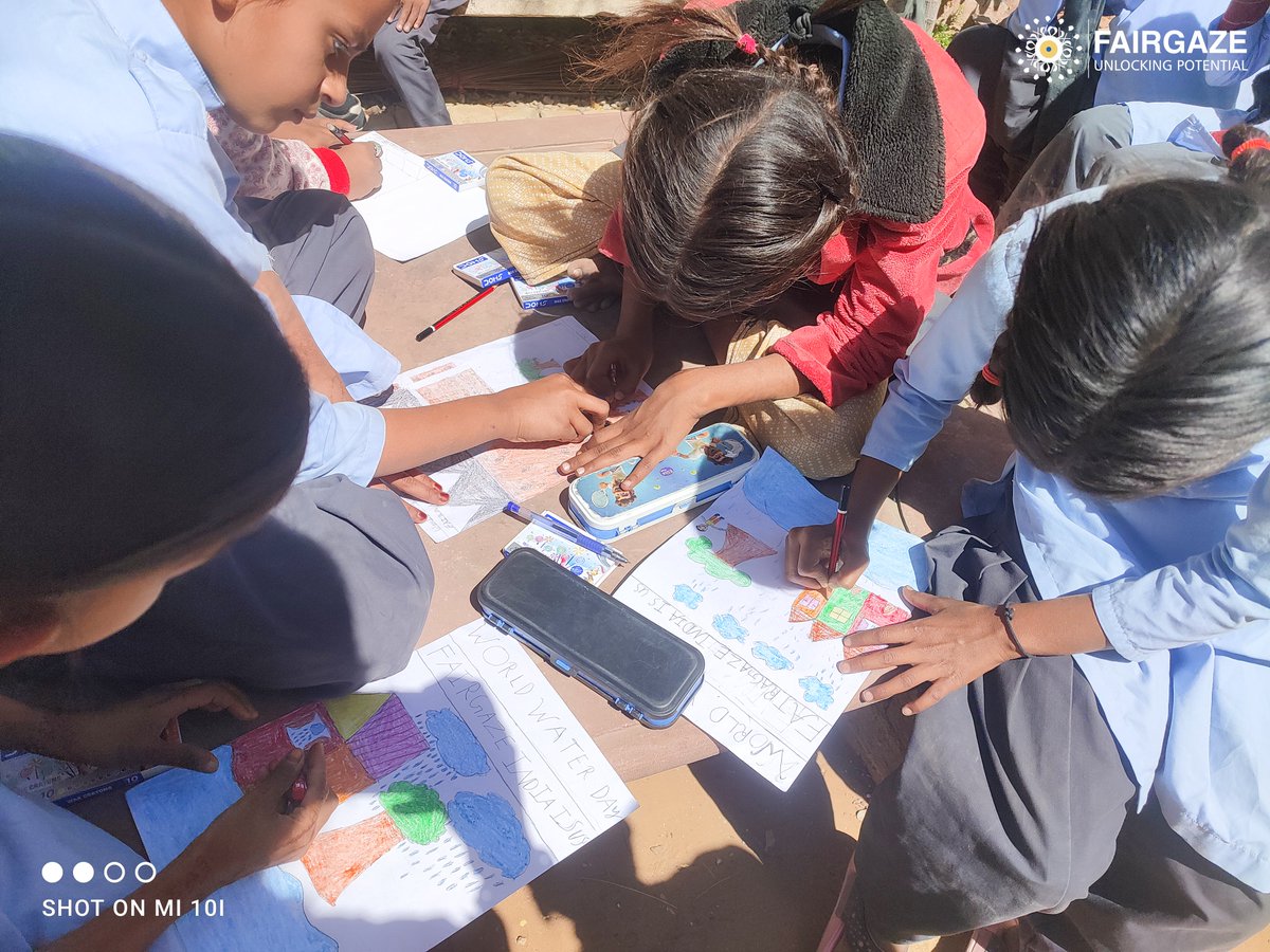 Fairgaze's tweet photo. The participants eagerly took part in vibrant activities and creatively expressed their vision through art.
#chillforchange #worldwaterday #glacierpreservation #fairgaze #indiaisus #onedayforfuture #saveglaciers #climateaction #waterconservation #ecoawareness #sustainablefuture https://t.co/5IiKjzhGrg